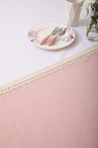 160x220 Tablecloth,M-3B Powder-White - Thumbnail