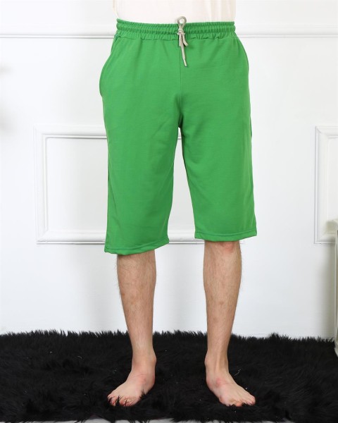 Moda Çizgi Erkek Lakost Fıstık Yeşili Kapri 27481 - Thumbnail