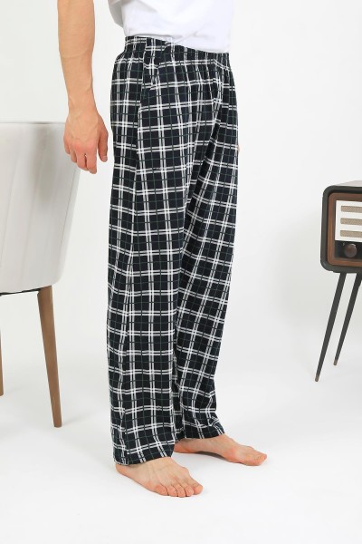 Akbeniz Erkek Pamuk Tek Alt Pijama Lacivert 27562 - Thumbnail