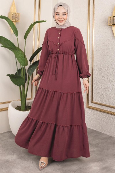 mp - Alisa Aerobin Elbise BORDO