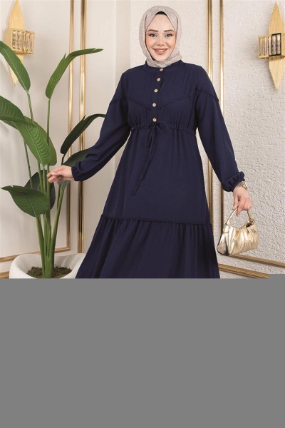 Alisa Aerobin Elbise LACİVERT - Thumbnail