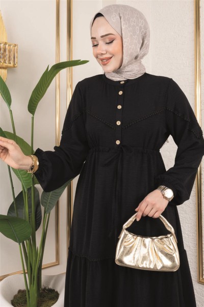 Alisa Aerobin Elbise SİYAH - Thumbnail