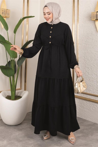 Alisa Aerobin Elbise SİYAH - Thumbnail