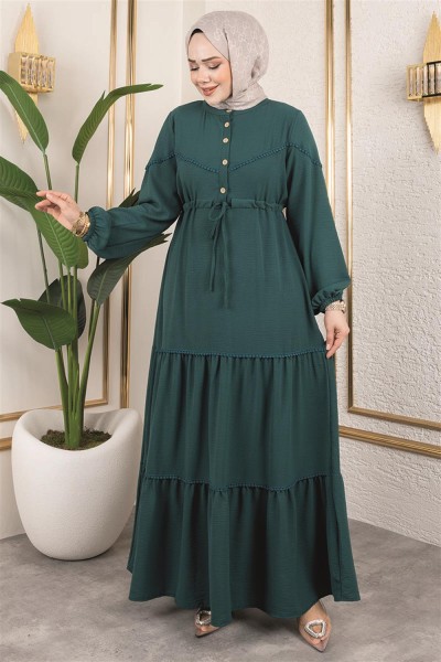 Alisa Aerobin Elbise ZÜMRÜT YEŞİLİ - Thumbnail