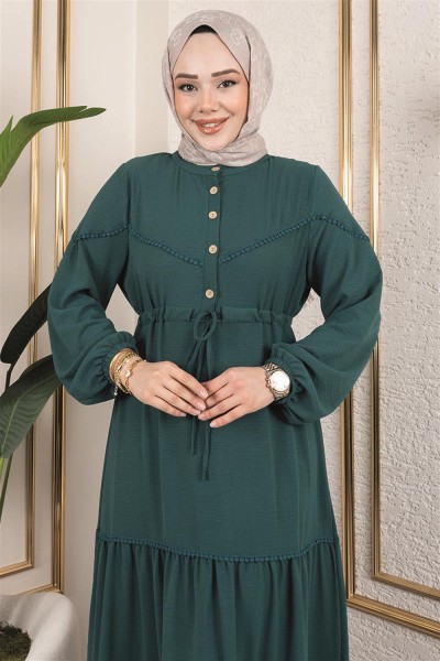 Alisa Aerobin Elbise ZÜMRÜT YEŞİLİ - Thumbnail