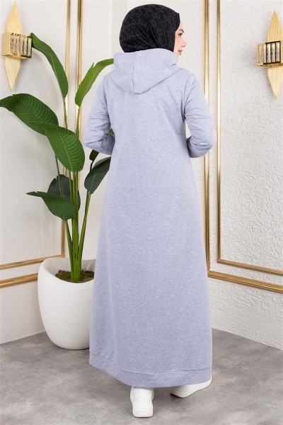 Arma Detaylı Spor Elbise GRİ - Thumbnail