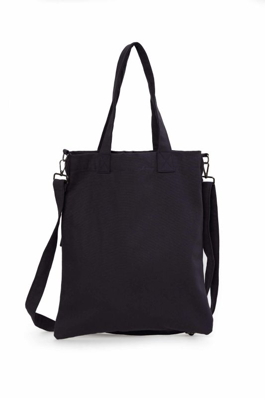 Shoulder Bag with Strap Pocket Detail,CK-20 Anthracite - 5