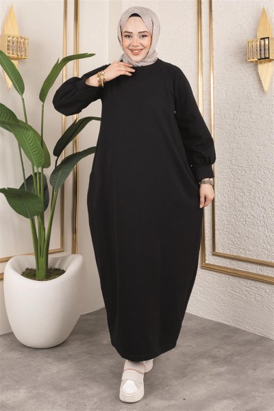 Balon Model Spor Elbise SİYAH - Thumbnail