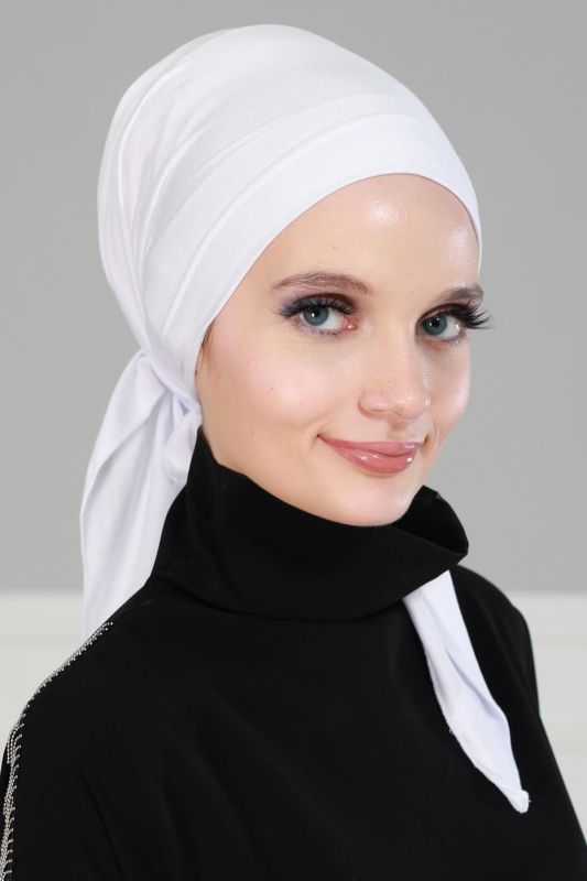 Bandana,B-45 Beyaz - 3