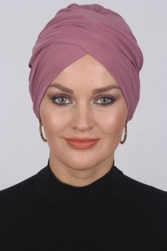 Çapraz Bone Gül Kurusu - 1