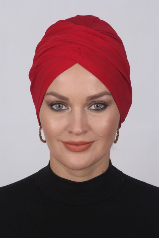 Çapraz Bone Kırmızı - 1