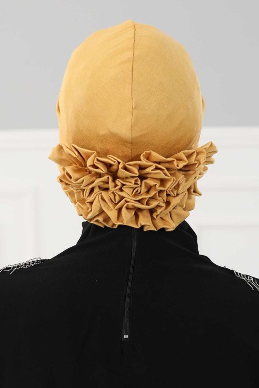 Cross Rose Bonnet, B-26 Mustard Yellow - 6