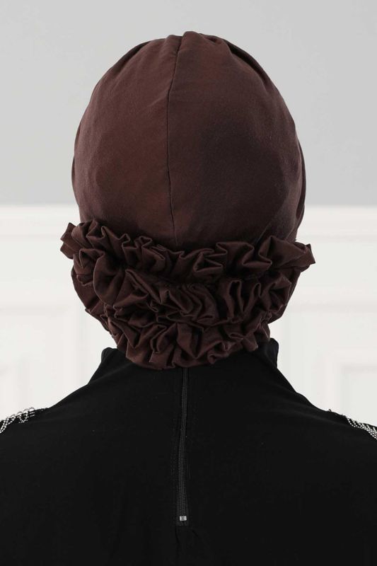 Cross Rose Bonnet,B-26 Brown - 5
