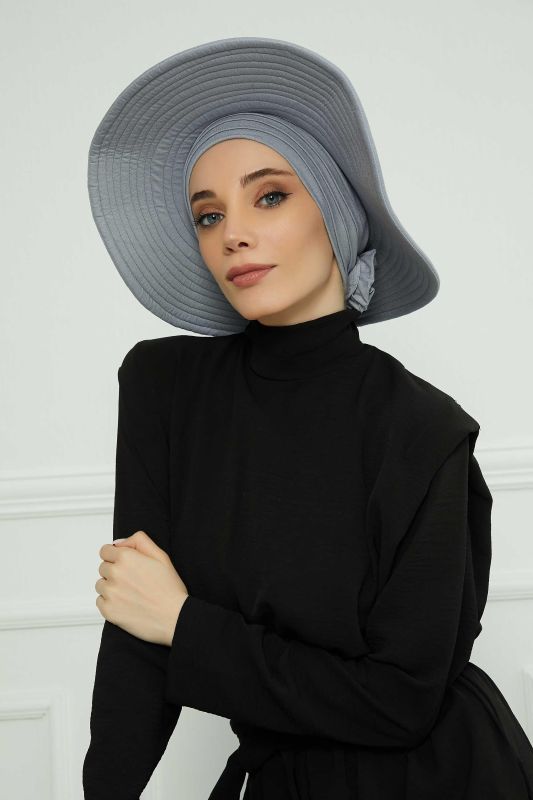 Çıkarılabilir Penye Şapka Bone,S-2P Gri 2 - 2