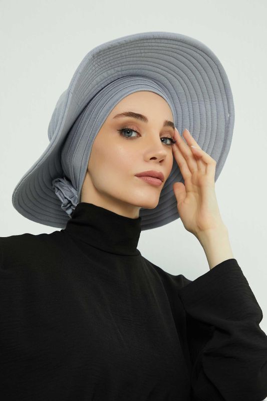 Çıkarılabilir Penye Şapka Bone,S-2P Gri 2 - 4