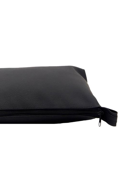 Leather Handbag Large,CMB-5SD Black - 4