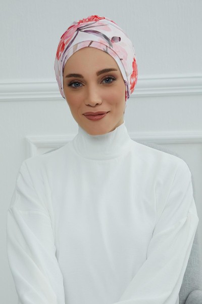 Moda Çizgi - Desenli Penye Bone,B-53YD Desen 26