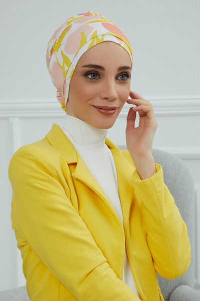 Moda Çizgi - Desenli Penye Bone,B-53YD Desen 31