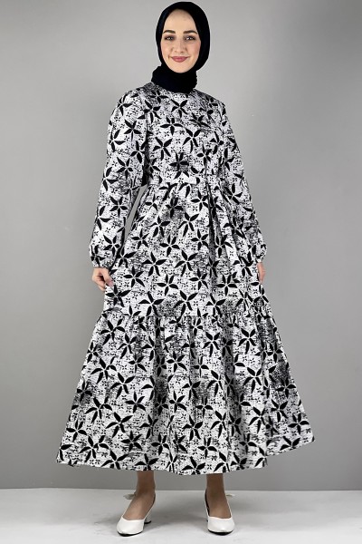 Moda Çizgi - Moda Çizgi Tesettür Elbise