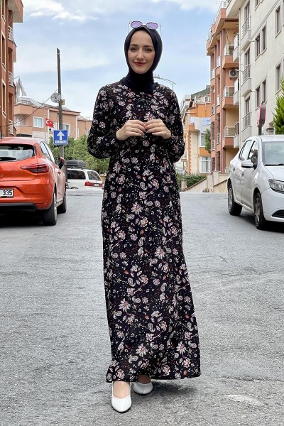 Moda Çizgi - Moda Çizgi Tesettür Elbise