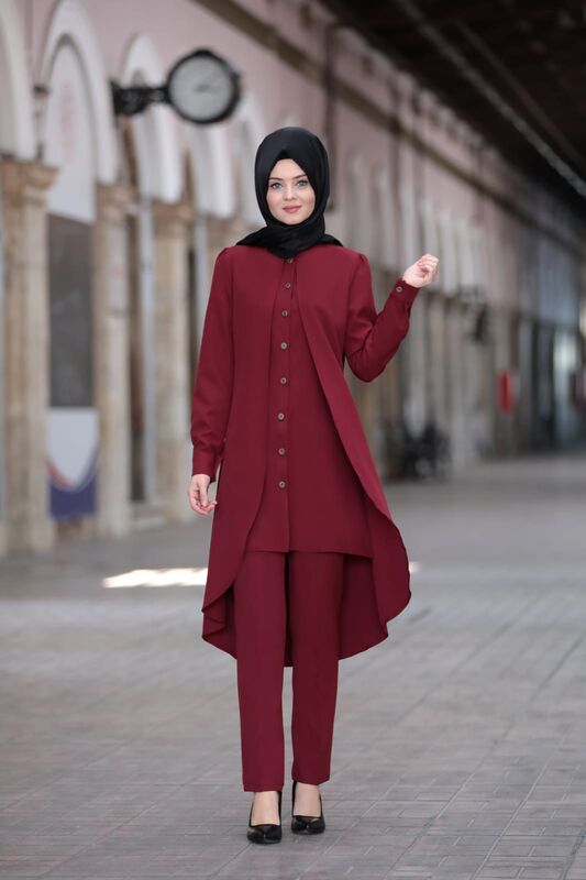 Dilay İkili Takım Bordo 5320 - 4