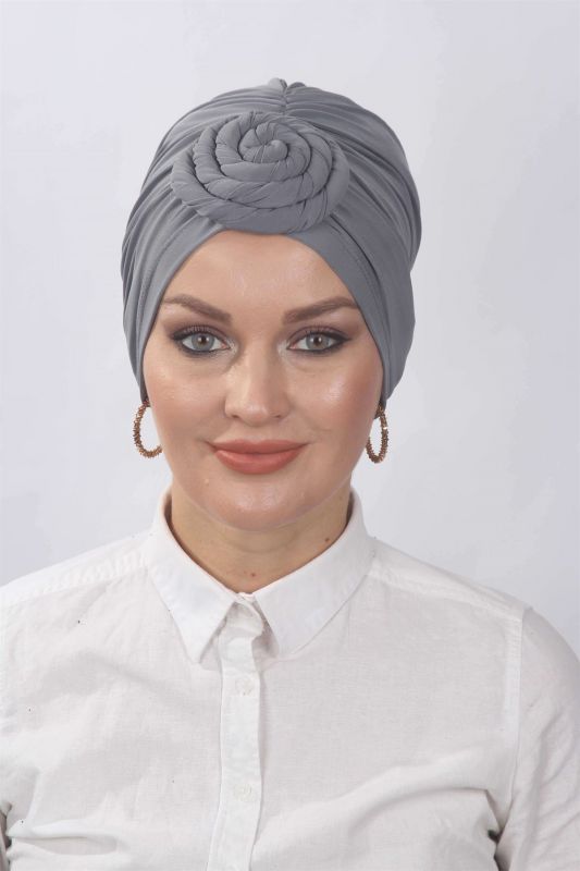 Dolama Hazır Bone Gri - 1