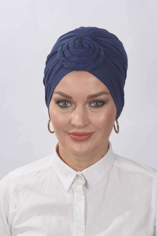 Dolama Hazır Bone  İndigo - 2