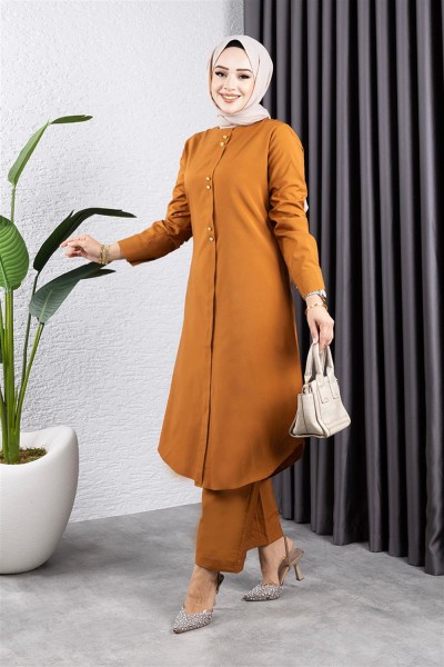 Düğmeli İkili Takım TABA - Thumbnail