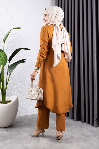 Düğmeli İkili Takım TABA - Thumbnail