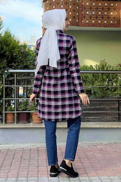 Ekose Tunik MOR - Thumbnail