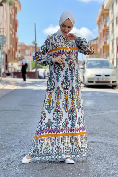 SGS - Etnik Desen Elbise ÇAĞLA