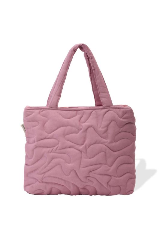Zippered Shoulder Bag, CK-16 Light Rose - 4