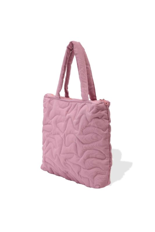 Zippered Shoulder Bag, CK-16 Light Rose - 5