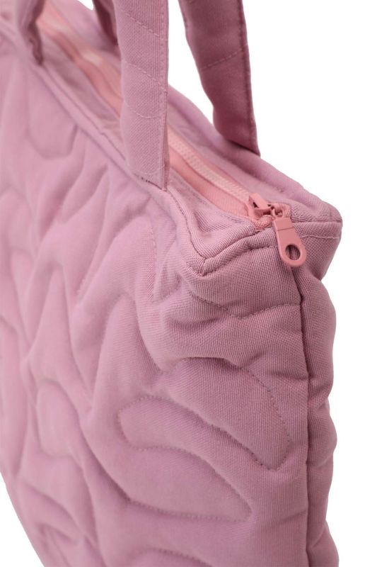 Zippered Shoulder Bag, CK-16 Light Rose - 6