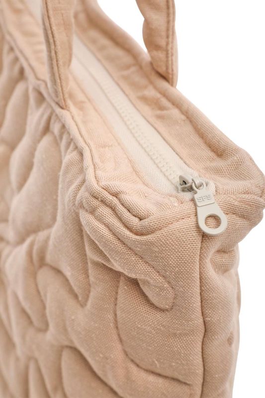 Zippered Shoulder Bag,CK-16 Beige - 8