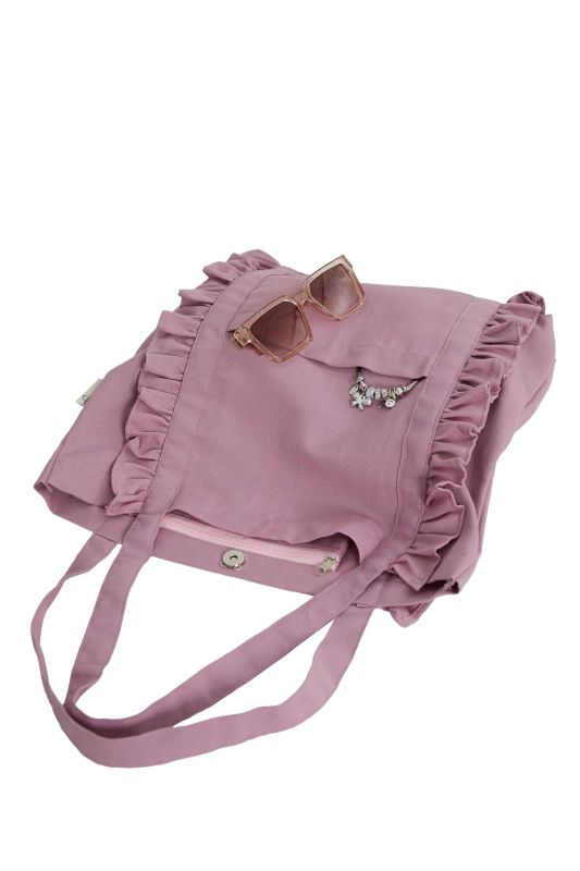 Frilly Daily Bag, C-38 Light Dusty Rose - 4