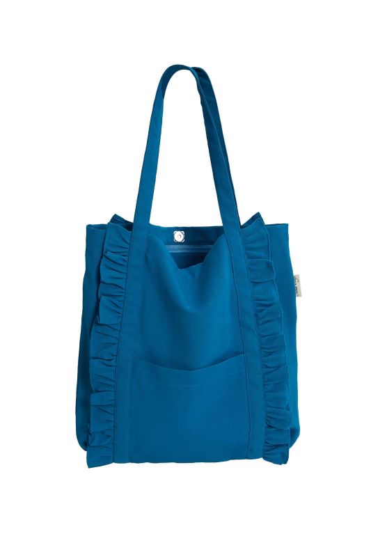 Frilly Daily Bag, C-38 Petrol Green - 3