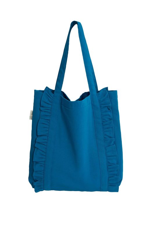 Frilly Daily Bag, C-38 Petrol Green - 5