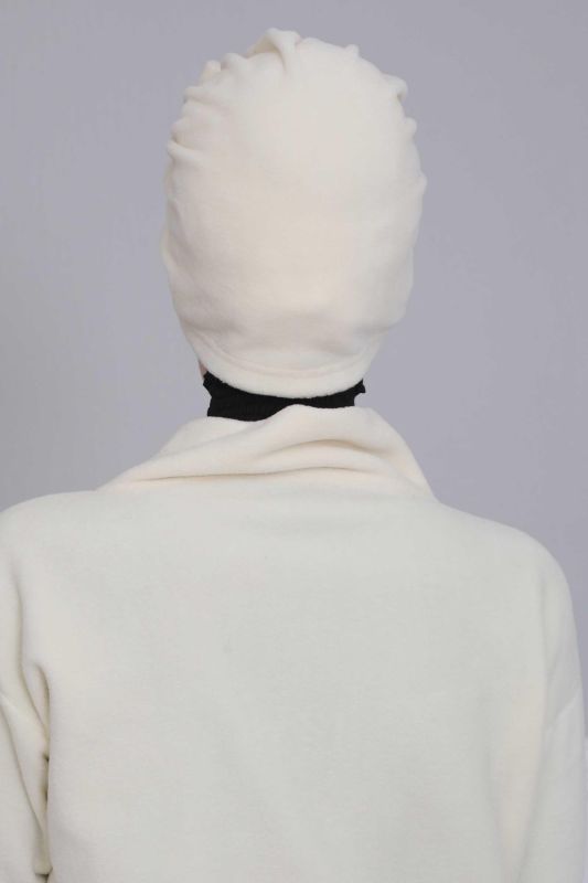 Bow Polar Bonnet,B-27P Cream - 5