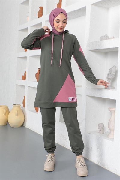 MG - Garnili Eşofman Takımı HAKİ