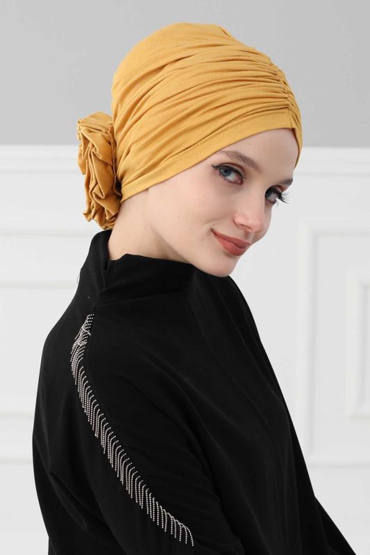 Güllü Penye Bone,B-21 Hardal Sarısı - 6
