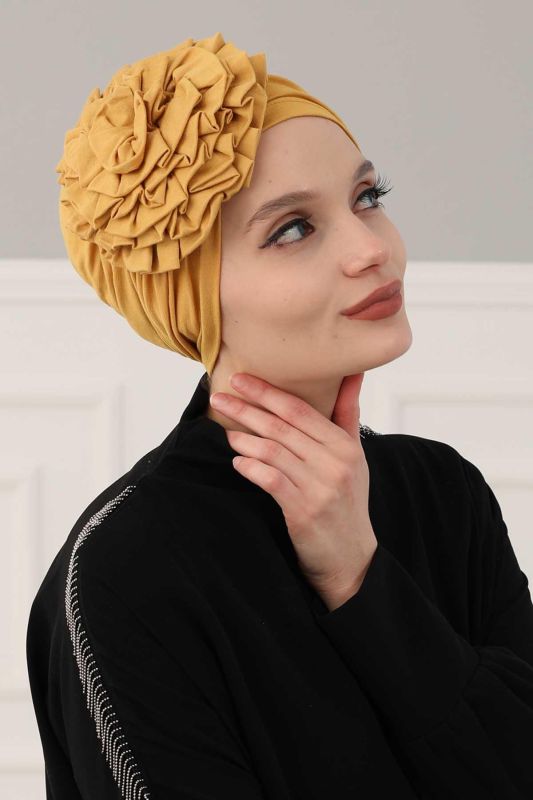 Güllü Penye Bone,B-21 Hardal Sarısı - 8
