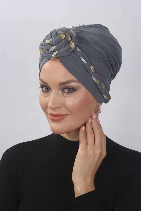 Ready Glitter Wrap Braided Gray - 1