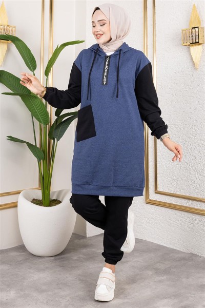 MG - İkili Eşofman Takımı İNDİGO SİYAH