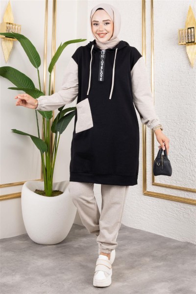 MG - İkili Eşofman Takımı SİYAH VİZON