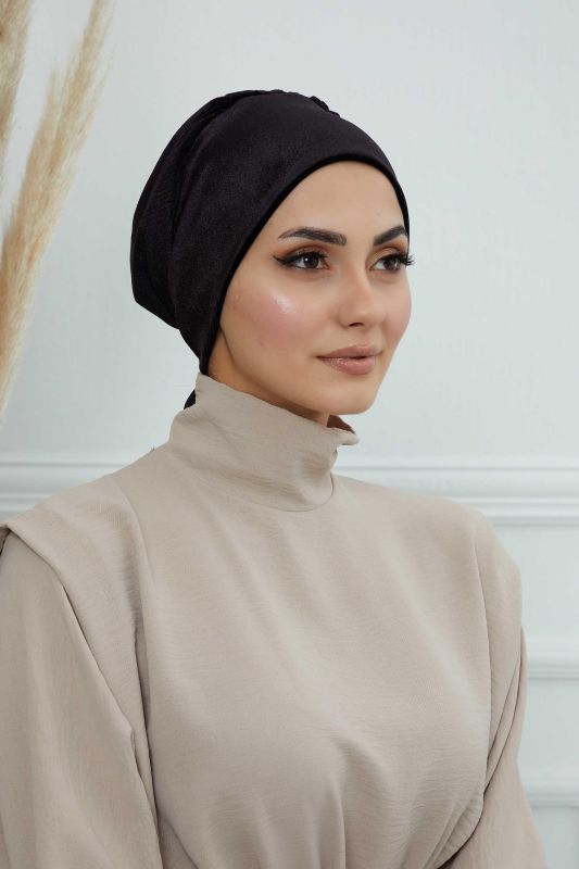 بونيه مخملي، B-49K أسود - 2