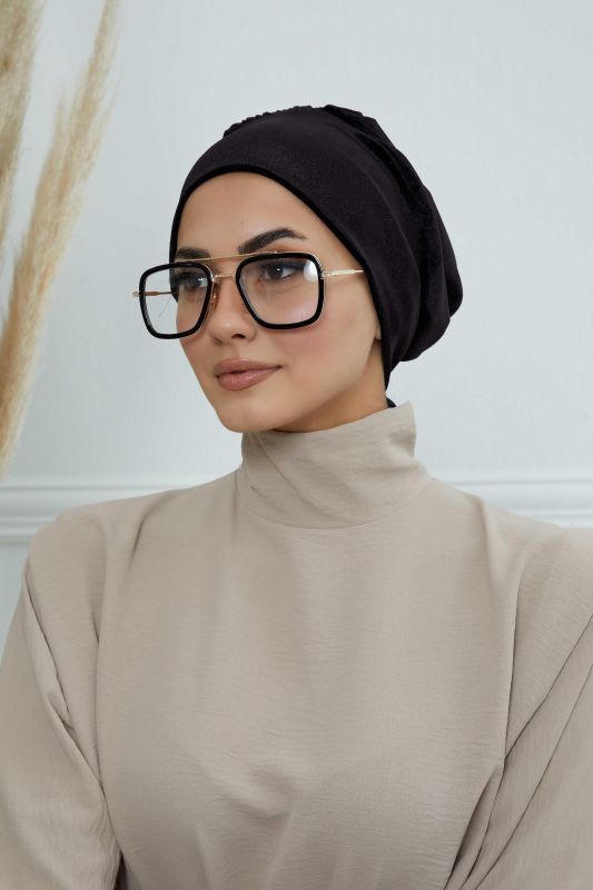 بونيه مخملي، B-49K أسود - 7