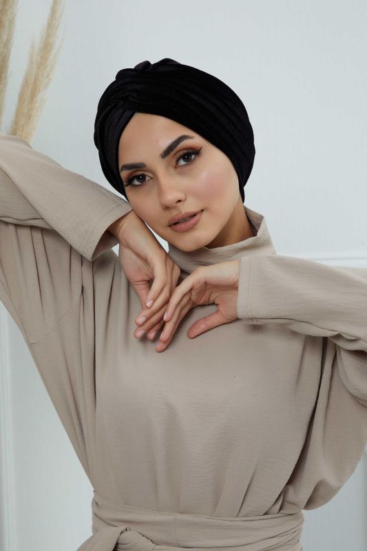 بونيه مخملي، B-9K أسود - 1