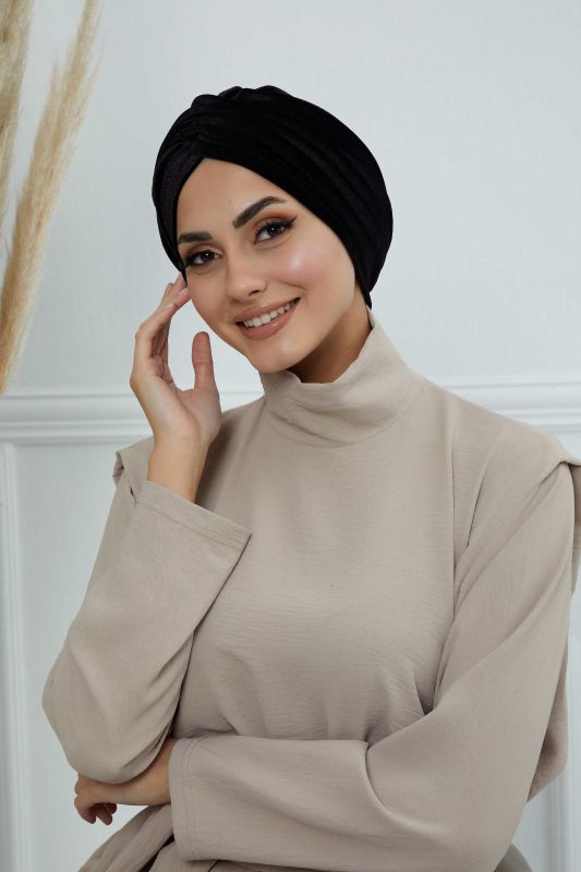 بونيه مخملي، B-9K أسود - 3