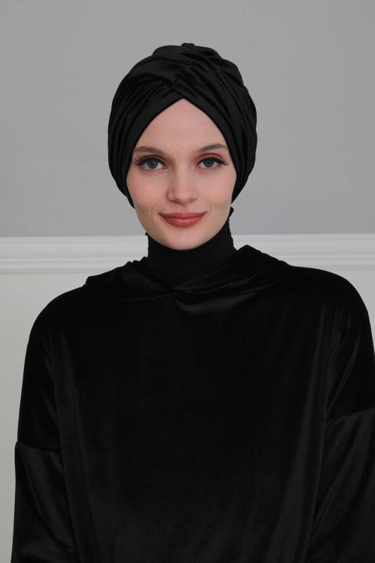 بونيه مخملي، B-9K أسود - 7